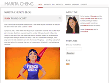 Tablet Screenshot of maritacheng.com